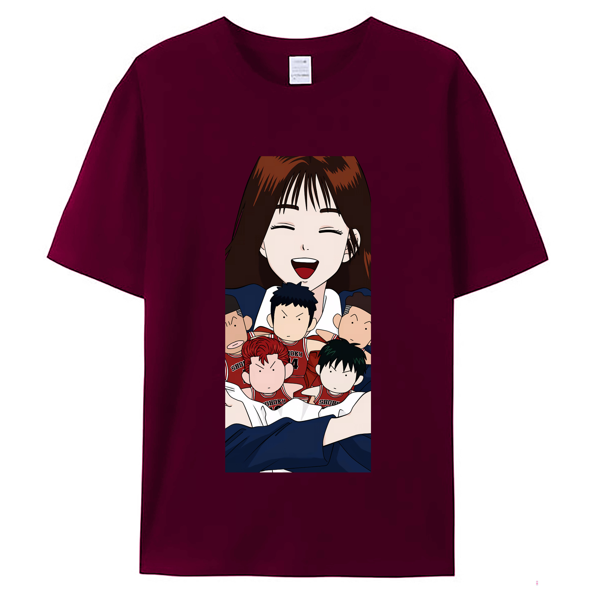 （画像用） SLAM DUNK／スラムダンク レディースカジュアルプリントTシャツ（綿100％）